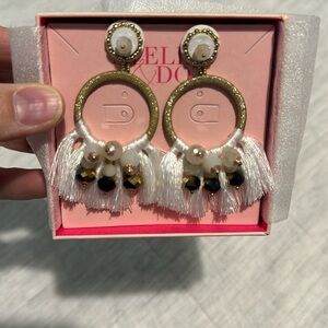 Stella&Dot White Nakoma Earrings